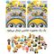پک شانسی 3 تایی مینی فیگور مینیون ها Despicable Me, image 
