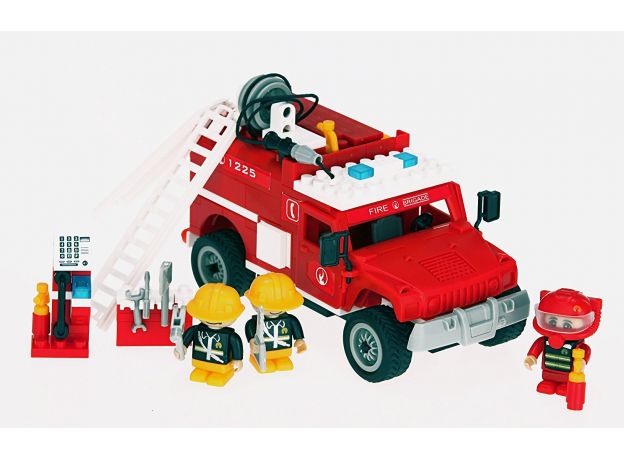 بازی ساختنی Banbao مدل ماشین آتش‌نشانی, image 5