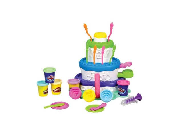 ست خمیربازی مدل کیک تولد Play Doh, image 2