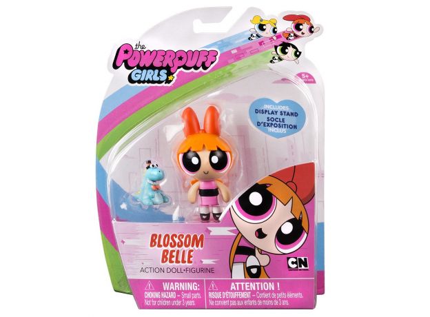 عروسک 5 سانتی‌ Blossom با دایناسور (POWER PUFF), image 