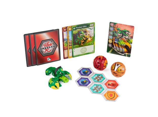 پک 3 تایی Starter باکوگان Bakugan مدل  Pincitaur سبز, image 2