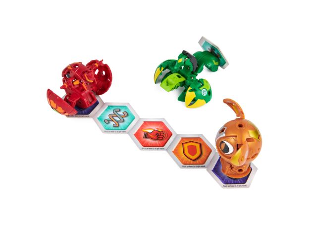 پک 3 تایی Starter باکوگان Bakugan مدل  Pincitaur سبز, image 4