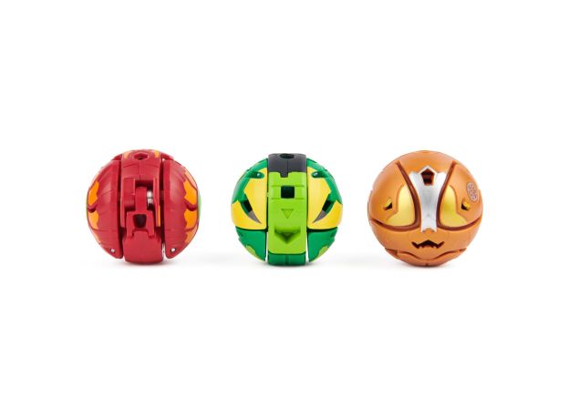 پک 3 تایی Starter باکوگان Bakugan مدل  Pincitaur سبز, image 3