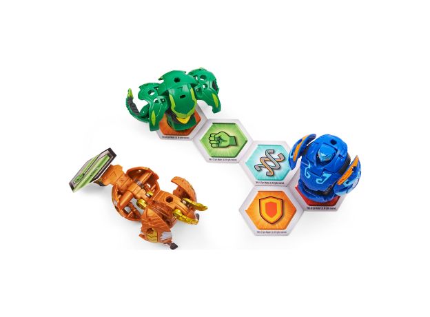 پک 3 تایی Starter باکوگان Bakugan مدل  Toronoid طلایی, image 3