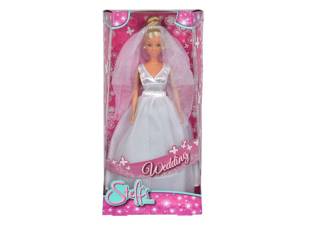 عروسک عروس 29 سانتی‌ Steffi Love مدل با تاج, تنوع: 105733414-Wedding 2, image 