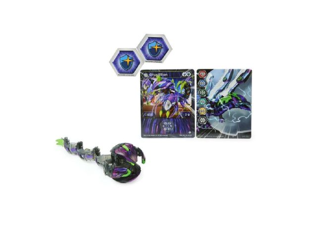 پک تکی باکوگان Bakugan سری GeoGan Rising مدل Crustillion, image 3