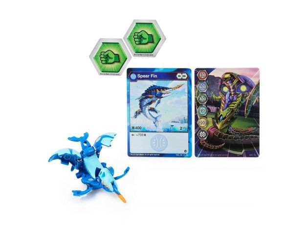 پک تکی باکوگان Bakugan سری GeoGan Rising مدل Spear Fin, image 2