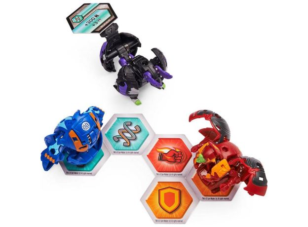 پک 3 تایی Starter باکوگان Bakugan مدل  Toronoid مشکی, image 3