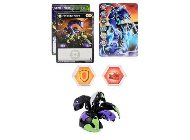 پک تکی Ultra باکوگان Bakugan سری GeoGan Rising مدلPincitaur, تنوع: 6061538-Pincitaur, image 2