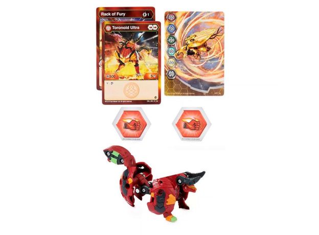 پک تکی Ultra باکوگان Bakugan سری GeoGan Rising مدل Toronoid, تنوع: 6061538-Toronoid, image 2