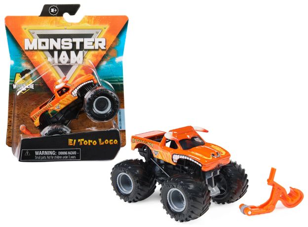 ماشین Monster Jam مدل El Toro Loco با مقیاس 1:64 به همراه پایه, تنوع: 6044941-El Toro Loco, image 