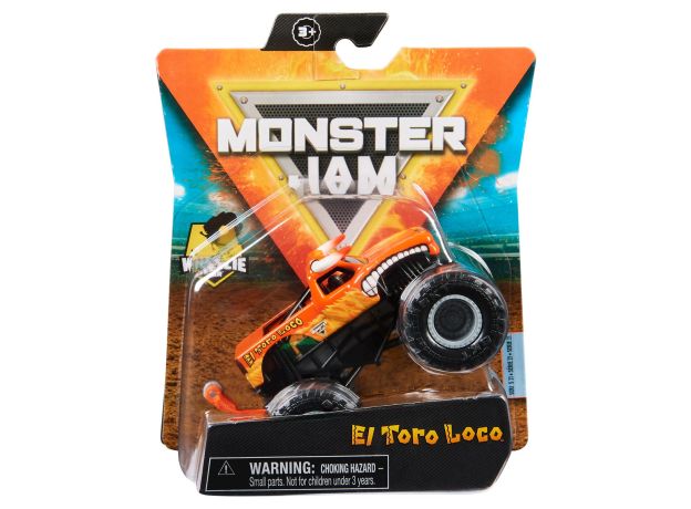 ماشین Monster Jam مدل El Toro Loco با مقیاس 1:64 به همراه پایه, تنوع: 6044941-El Toro Loco, image 4