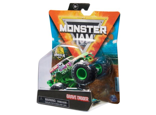 ماشین Monster Jam مدل Grave Digger با مقیاس 1:64 به همراه پایه, تنوع: 6044941-Grave Digger, image 5