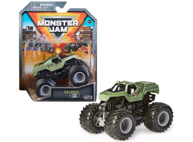 پک تکی ماشین Monster Jam با مقیاس 1:64 مدل Soldier, image 