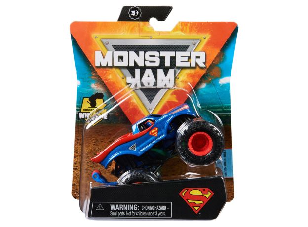 ماشین Monster Jam مدل Superman با مقیاس 1:64 به همراه پایه, تنوع: 6044941-Superman, image 5