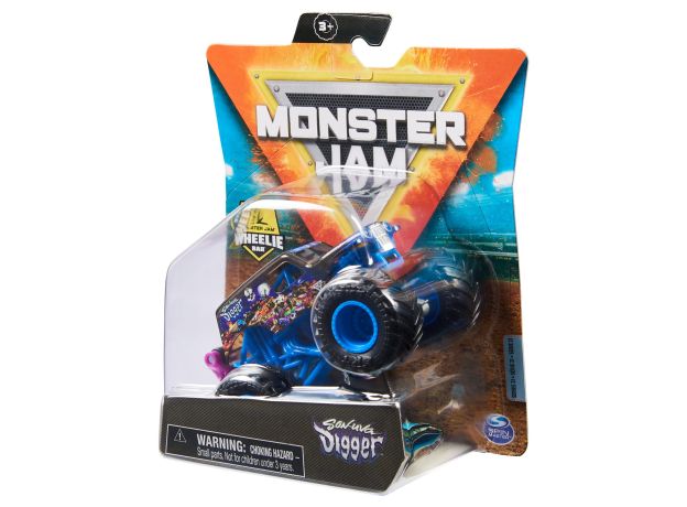 ماشین Monster Jam مدل Digger با مقیاس 1:64 به همراه پایه, تنوع: 6044941-Digger, image 5