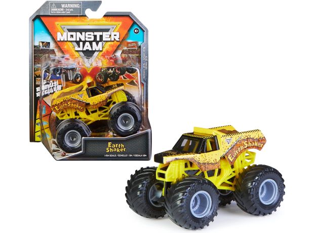 پک تکی ماشین Monster Jam با مقیاس 1:64 مدل Earth Shaker, image 