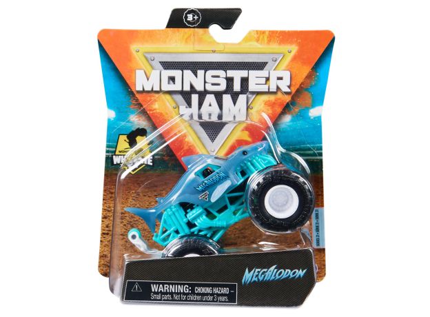 ماشین Monster Jam مدل Megalodon با مقیاس 1:64 به همراه پایه, تنوع: 6044941-Megalodon, image 4