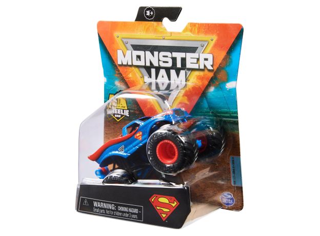 ماشین Monster Jam مدل Superman با مقیاس 1:64 به همراه پایه, تنوع: 6044941-Superman, image 4