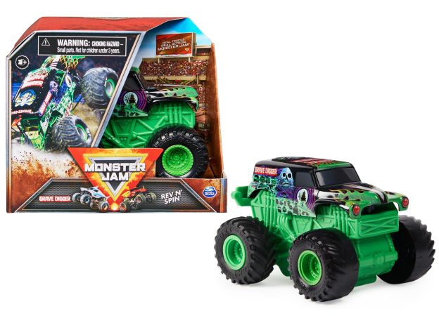 ماشین Monster Jam مدل Grave Digger با مقیاس 1:43, تنوع: 6044990-Grave Digger, image 