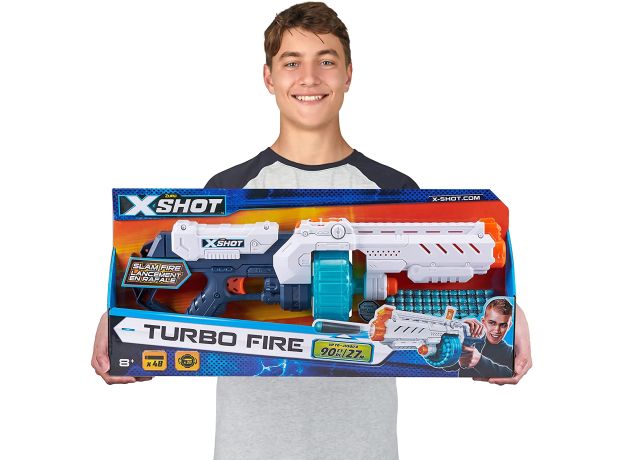 تفنگ ایکس شات X-Shot مدل Turbo Fire سفید, image 3