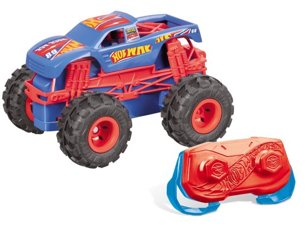 ماشین Hot Wheels سری Monster Trucks مدل آبی با مقیاس 1:43, image 