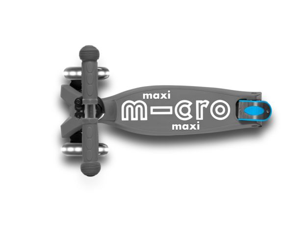 اسکوتر مکسی دلوکس جمع شو مایکرو Micro با چرخ های چراغ دار مدل خاکستری, image 8