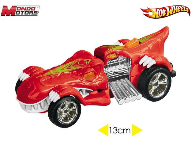 پک تکی ماشین Hot Wheels سری Street Creatures مدل Rextroyer قرمز, تنوع: 51201-Sharkruiser Red, image 3