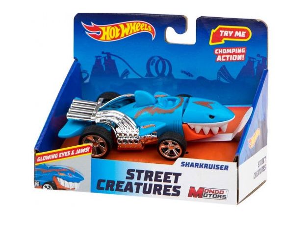 پک تکی ماشین Hot Wheels سری Street Creatures مدل Sharkruiser آبی, تنوع: 51201-Sharkruiser Blue 2, image 4