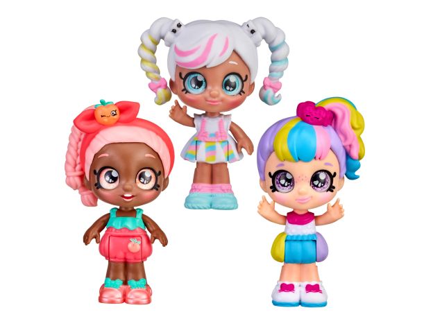 ست 3 تایی عروسک های کوچولو Kindi Kids مدل Rainbow Besties, image 9