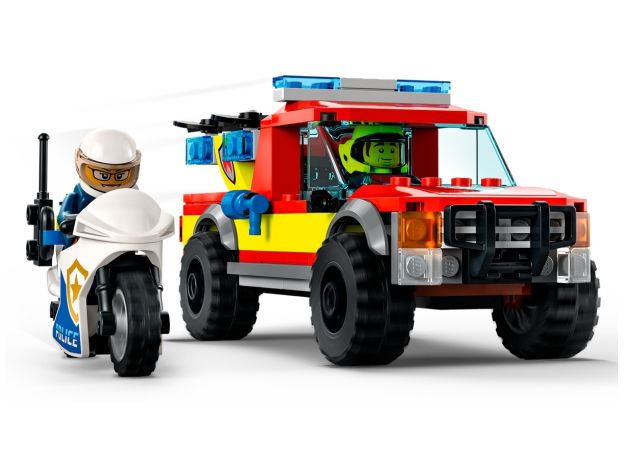 لگو سیتی مدل عملیات نجات و تعقیب و گریز آتش نشانی و پلیس (60319), image 6