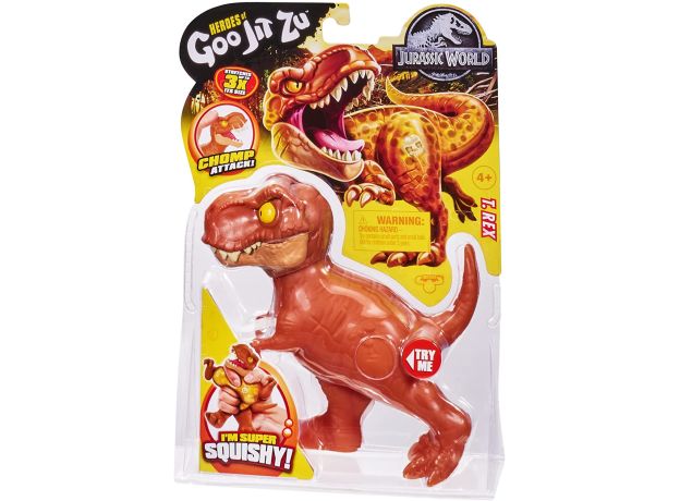 عروسک فشاری گو جیت زو Goo Jit Zu سری Jurassic World مدل T.Rex, تنوع: 41304-T.Rex, image 6