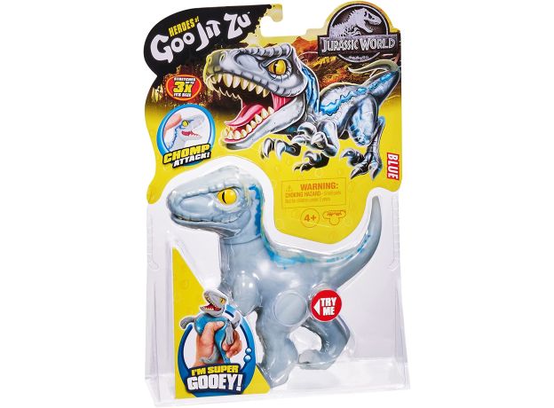 عروسک فشاری گو جیت زو Goo Jit Zu سری Jurassic World مدل Blue, تنوع: 41303-Blue, image 