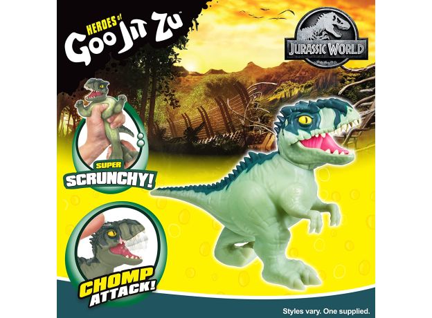 عروسک فشاری گو جیت زو Goo Jit Zu سری Jurassic World مدل Giganotosaurus, تنوع: 41306-Giganotosaurus, image 4