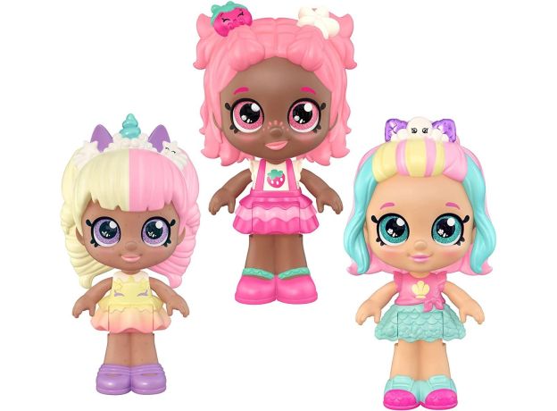 ست 3 تایی عروسک های کوچولو Kindi Kids مدل Rainbow Besties, image 7