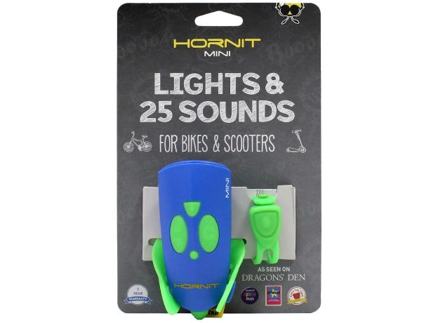 بوق و چراغ قوه هورنت Hornit با 25 افکت صوتی مدل آبی سبز, image 