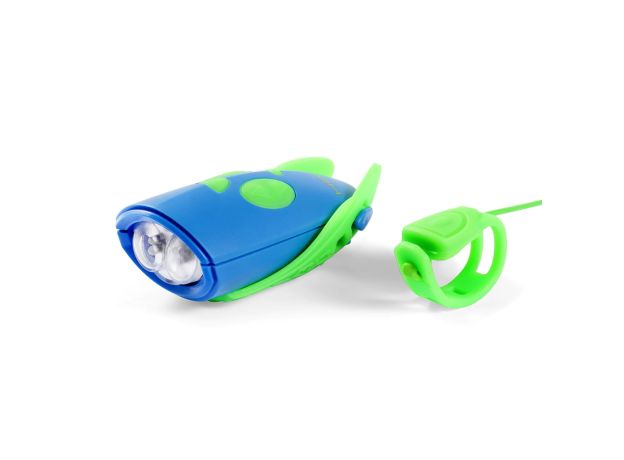 بوق و چراغ قوه هورنت Hornit با 25 افکت صوتی مدل آبی سبز, image 5