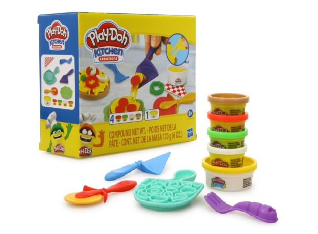 ست خمیربازی پیتزا Play Doh, تنوع: E66865L00-Pizza, image 