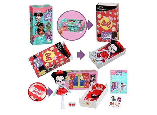 عروسک دیزنی سوییت سیمز سورپرایز پارچه ای مدل مینی موس, تنوع: 69510-Minnie Mouse, image 3