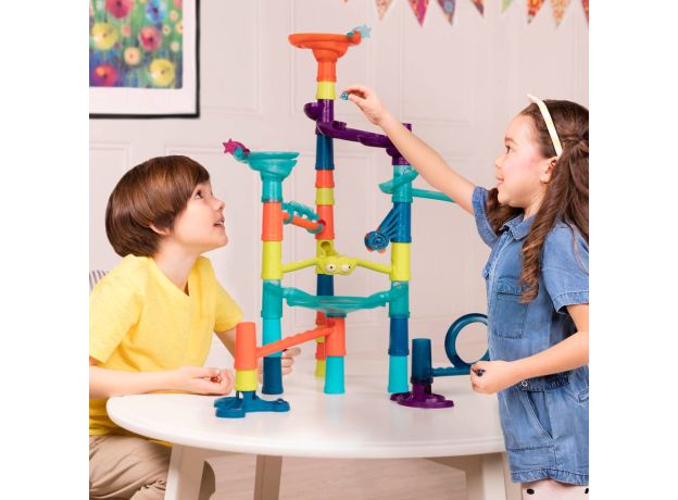 ست بازی برج مارپیچ رنگارنگ B. Toys, image 2