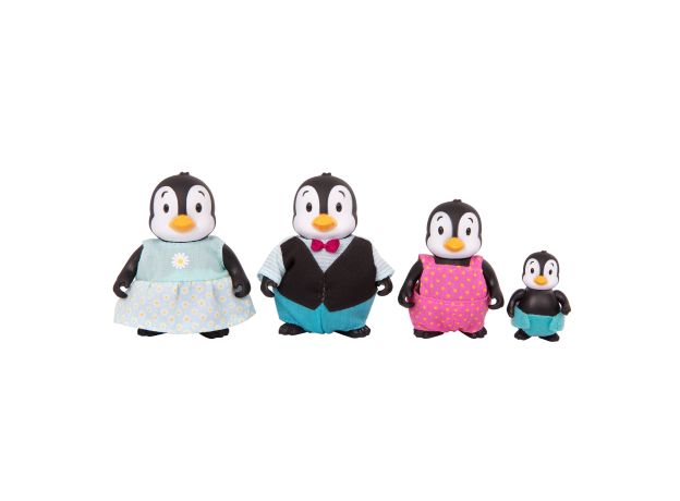 خانواده 4 نفری پنگوئن های Li'l Woodzeez مدل Toddlewaddle Penguins, image 3
