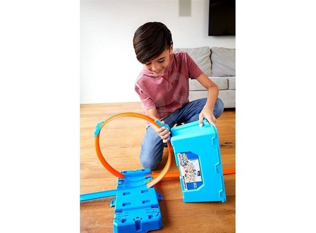 پیست ماشین های Hot Wheels سری Track Builder مدل Multi Loop Box, تنوع: FLK89-Multi Loop Box, image 3