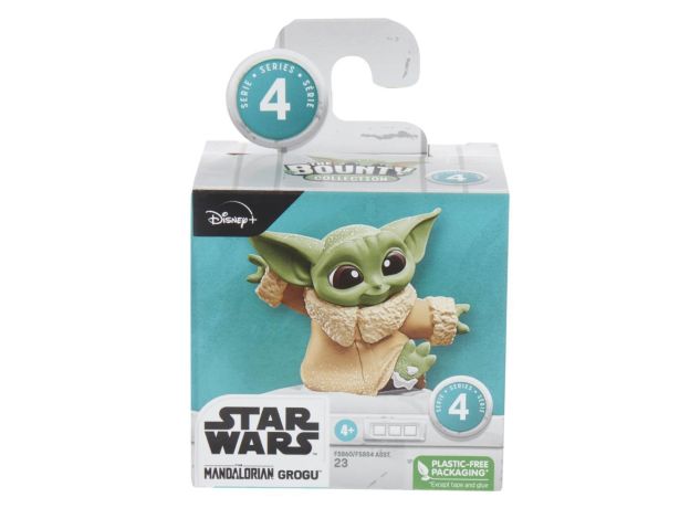 فیگور 5 سانتی بیبی یودا Baby Yoda درحال برف بازی, image 3