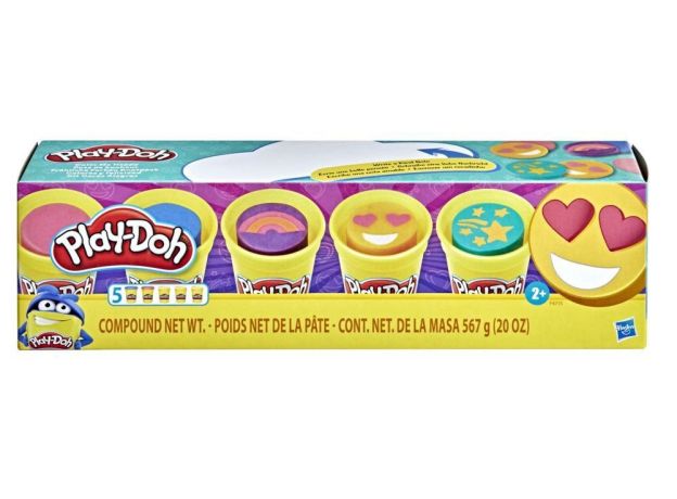 پک 5 تایی خمیر بازی Play Doh مدل شادی, image 2