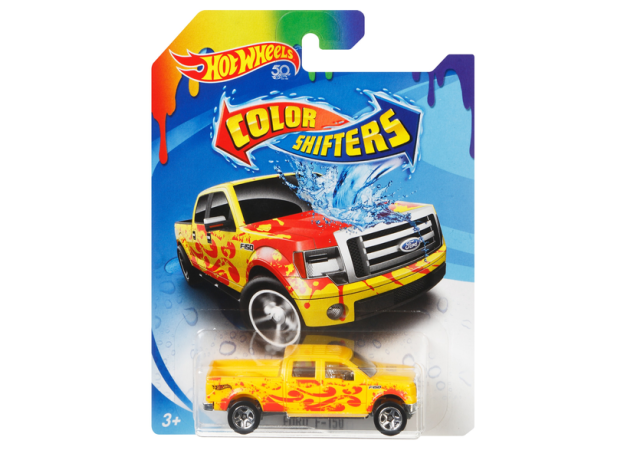 ماشین تغییر رنگ دهنده Hot Wheels سری Colour Shifters مدل Ford F-150, image 