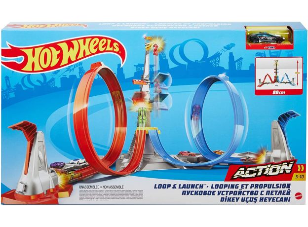 پیست ماشین های Hot Wheels سری Action مدل Loop and Launch, image 9