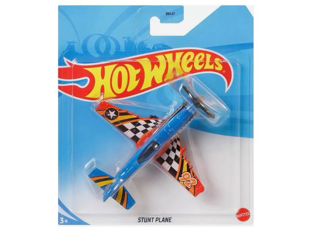 هواپیما Hot Wheels مدل Stunt Plane, تنوع: BBL47-Stunt Plane, image 