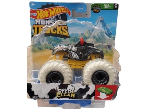 پک تکی ماشین Hot Wheels سری Monster Truck مدل Steer Clear, image 