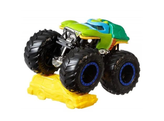 پک تکی ماشین Hot Wheels سری Monster Truck مدل Teenage Mutant Ninja Turtles Leonardo, image 2