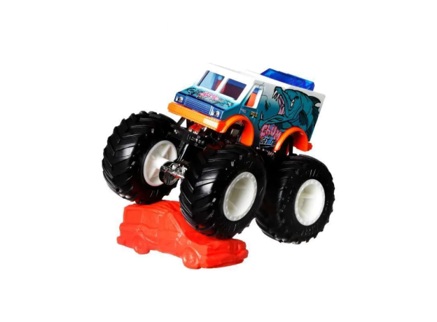 پک تکی ماشین Hot Wheels سری Monster Truck مدل Chum Get It, تنوع: FYJ44-Chum Get It, image 3